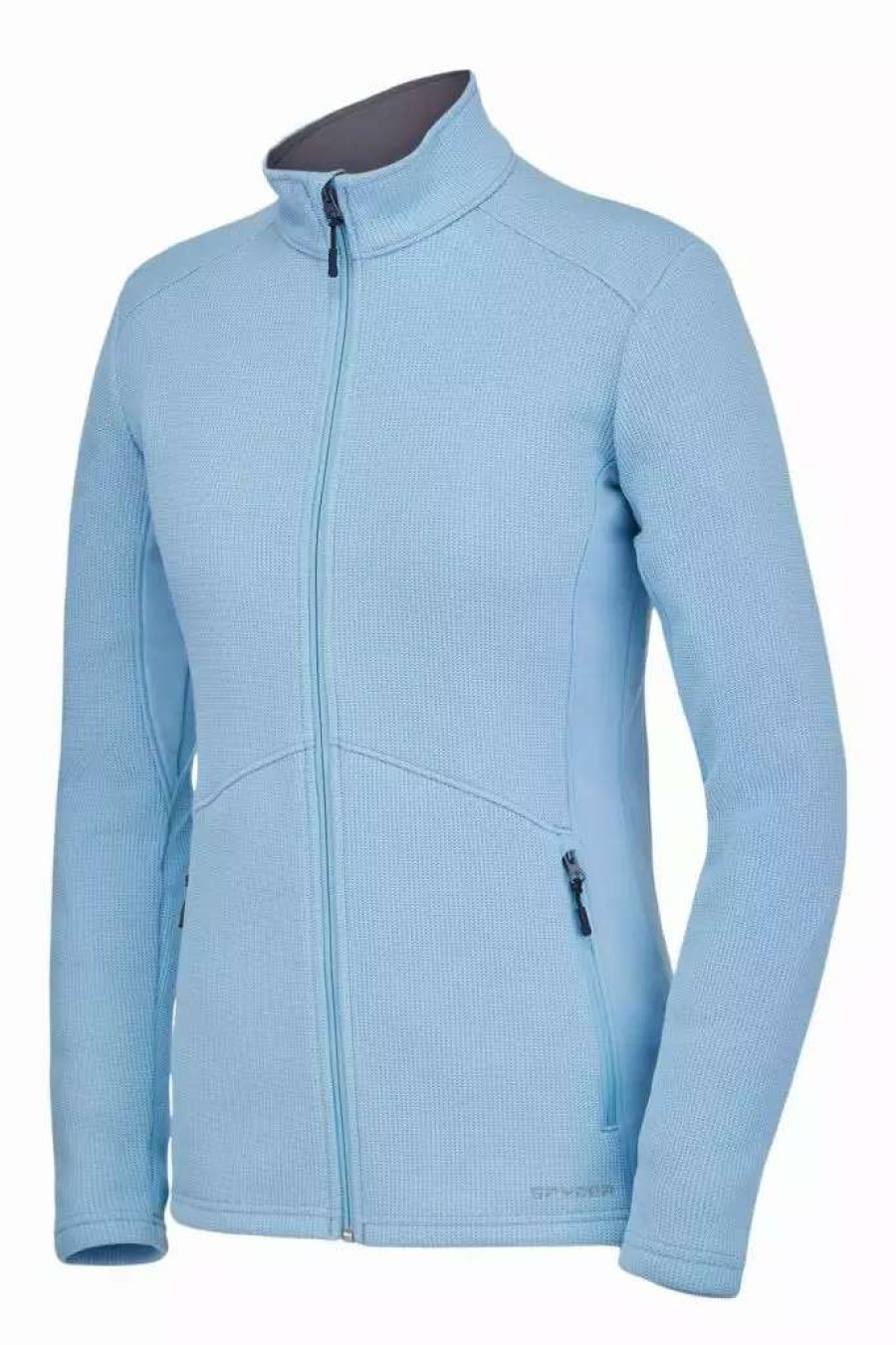 Tops * | Spyder Womens Bandita Full Zip (2021) Frost