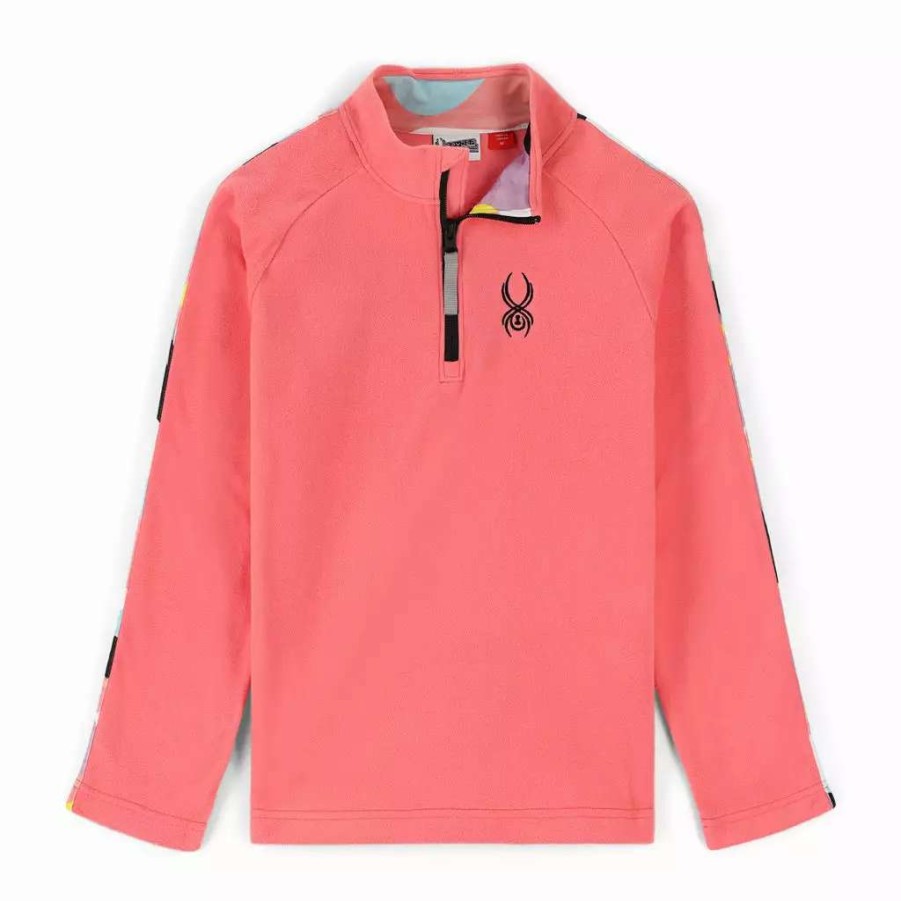 Kids * | Spyder Youth Speed Half Zip Tropic