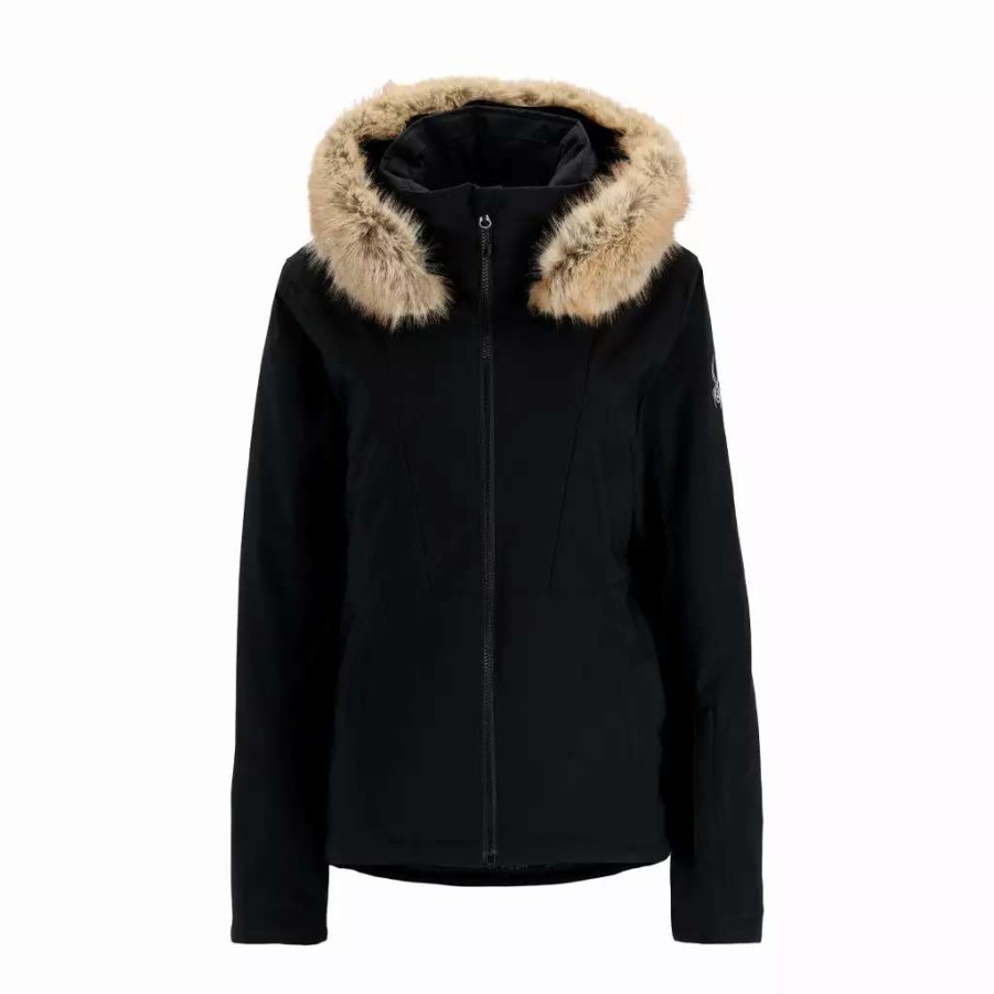 Jackets * | Spyder Womens Vida Black