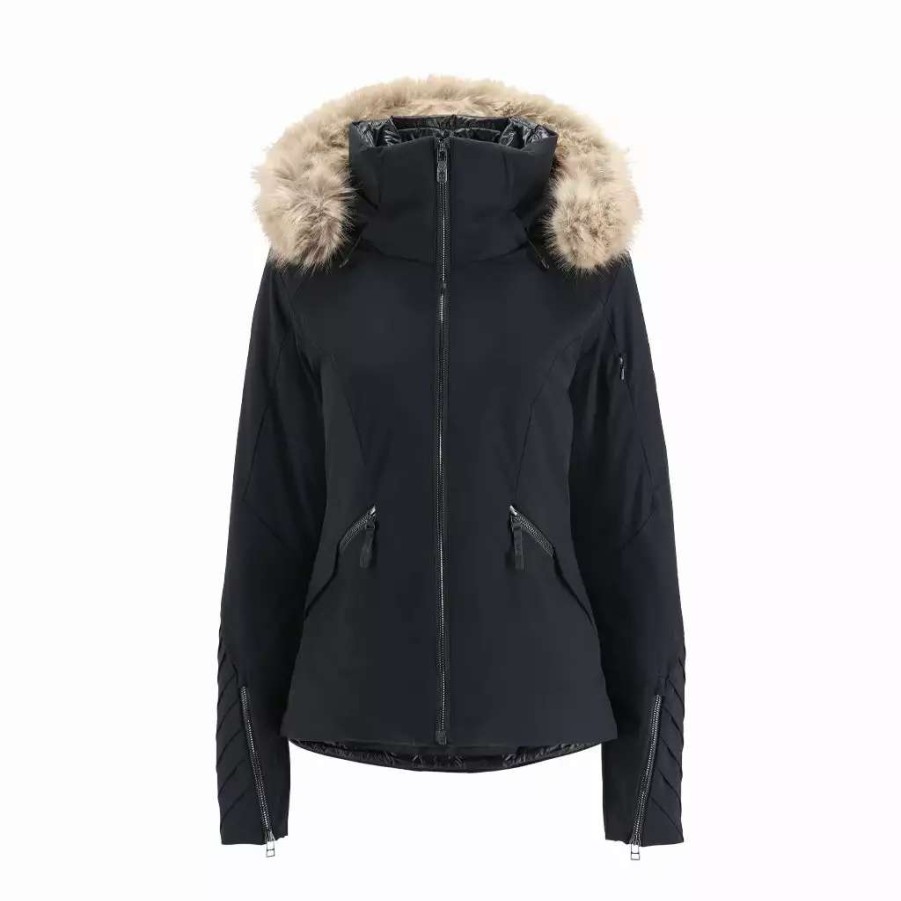 Jackets * | Spyder Womens Pinnacle Black