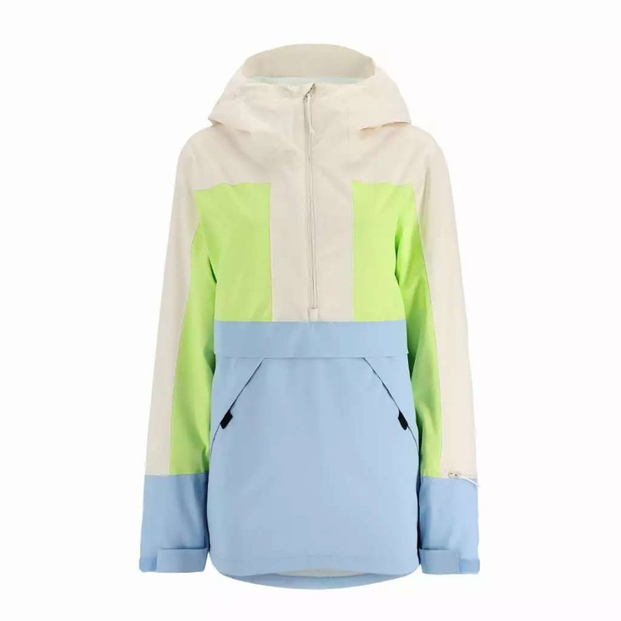 Jackets * | Spyder Womens All Out Powder Blue High Voltage