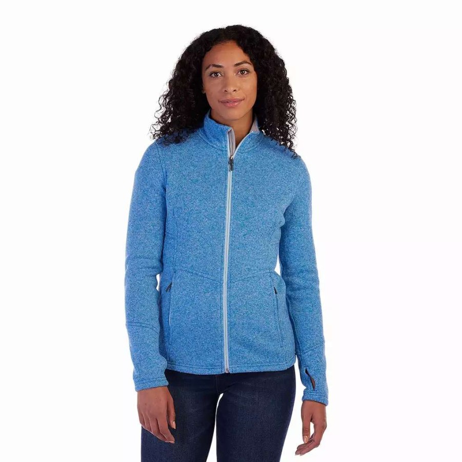 Tops * | Spyder Womens Soar Full Zip Collegiate