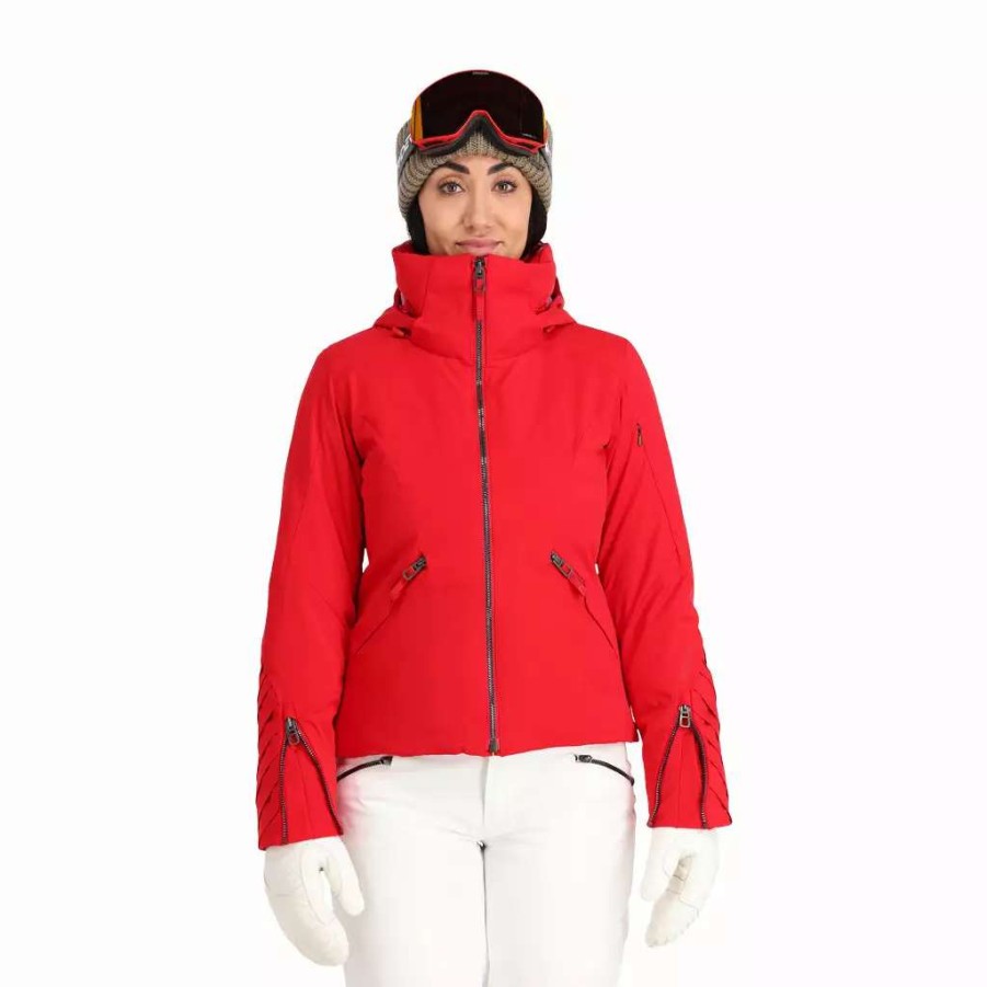 Jackets * | Spyder Womens Pinnacle No Faux Fur Pulse