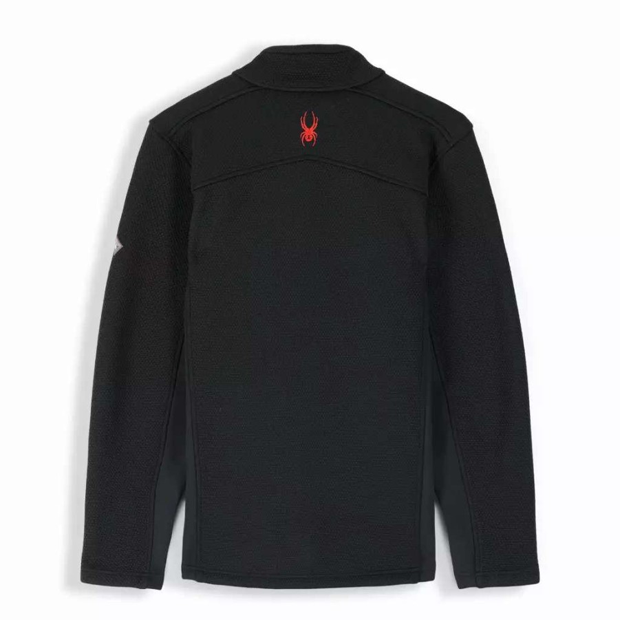 Fleece & Sweaters * | Spyder Mens Encore Full Zip Black