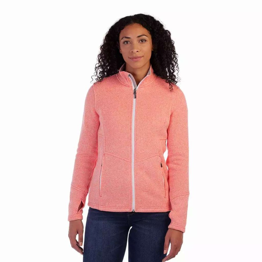 Tops * | Spyder Womens Soar Full Zip Tropic