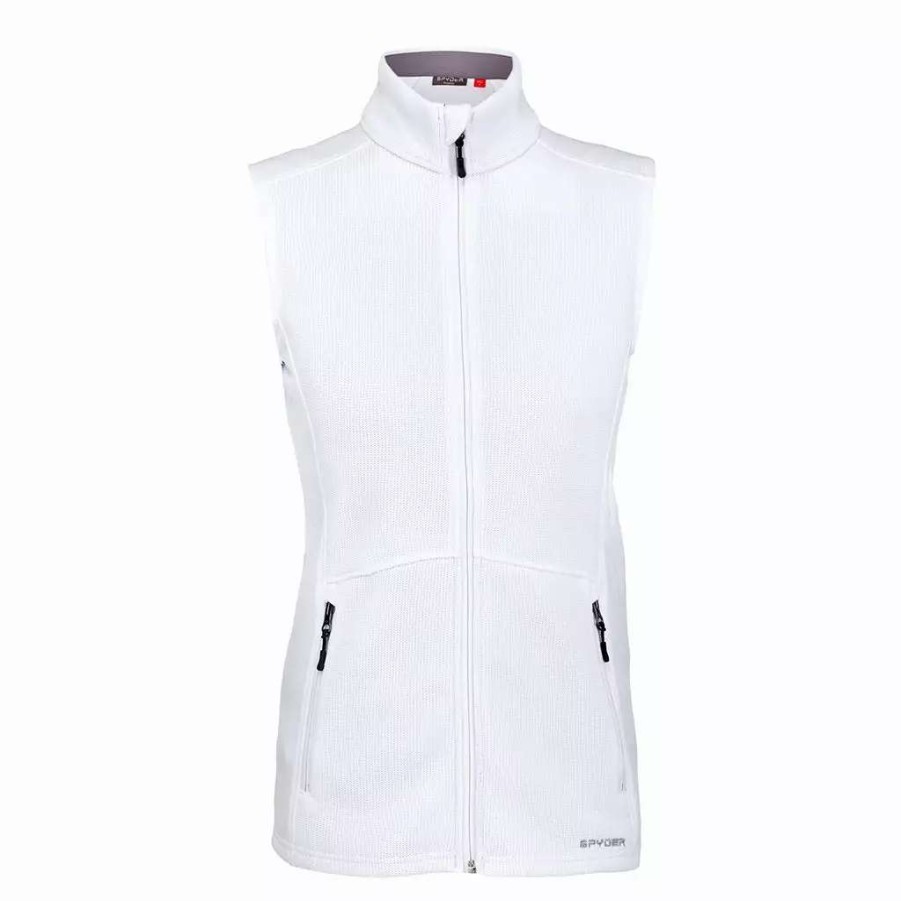 Tops * | Spyder Womens Bandita Vest (2021) White