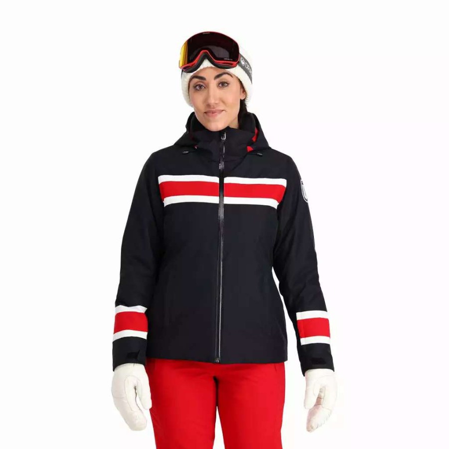 Jackets * | Spyder Womens Captivate Black