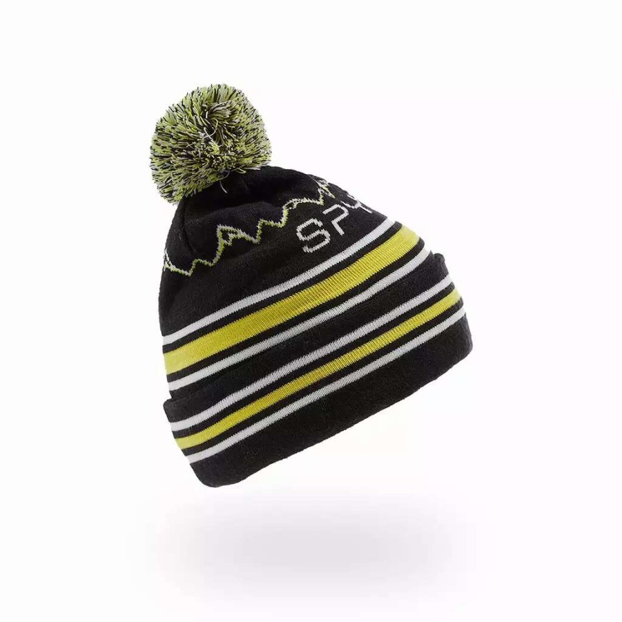 Kids * | Spyder Little Boys Icebox Pom Black Citron