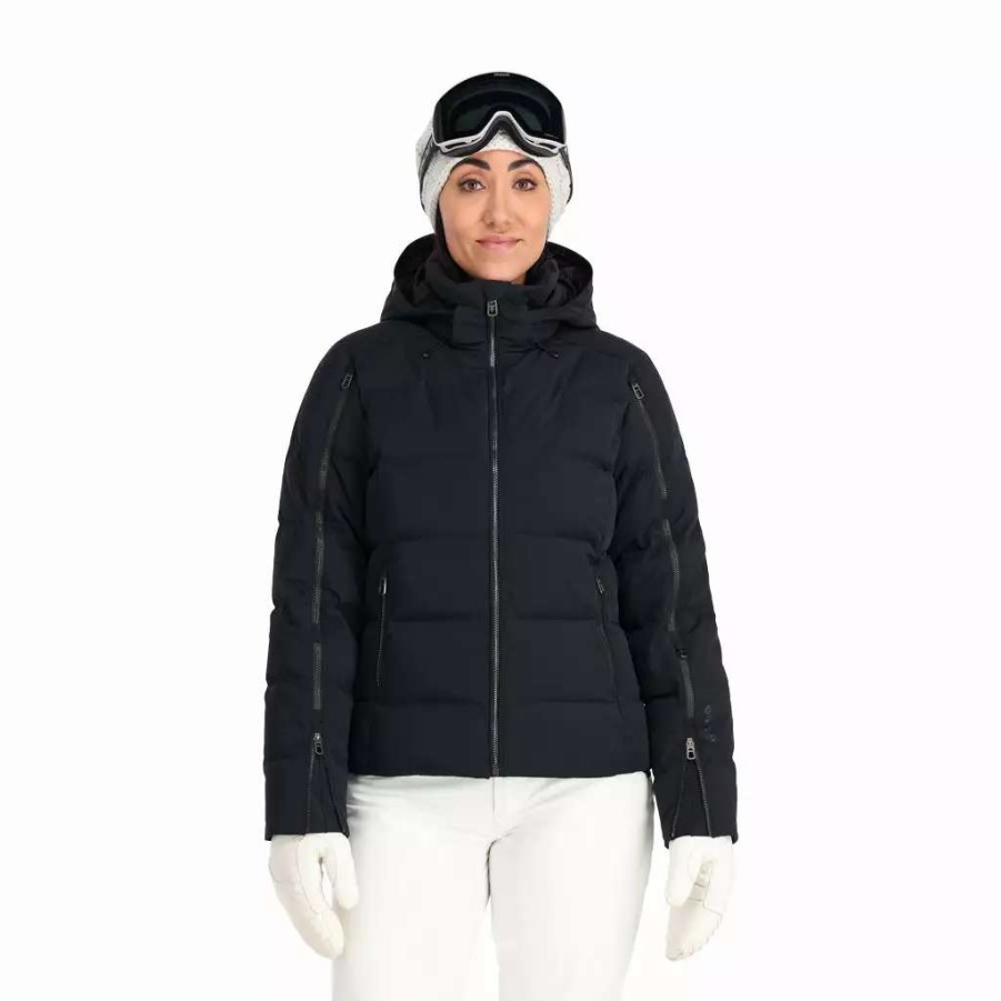 Jackets * | Spyder Womens Falline Black