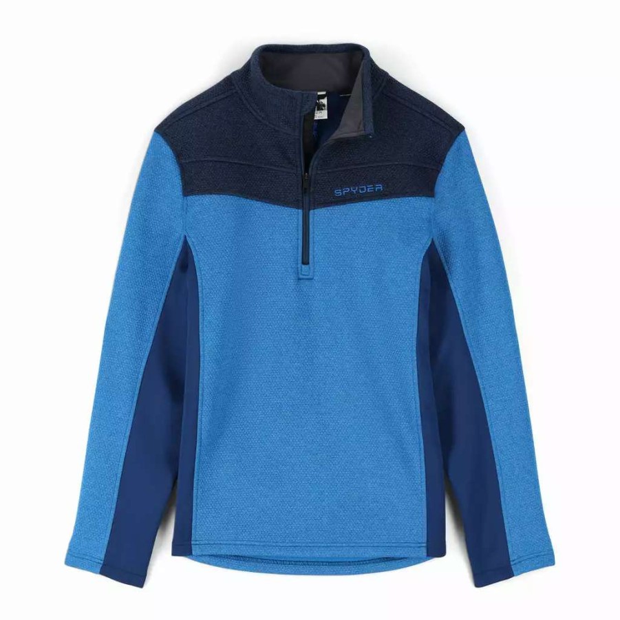 Fleece & Sweaters * | Spyder Mens Encore Half Zip Collegiate