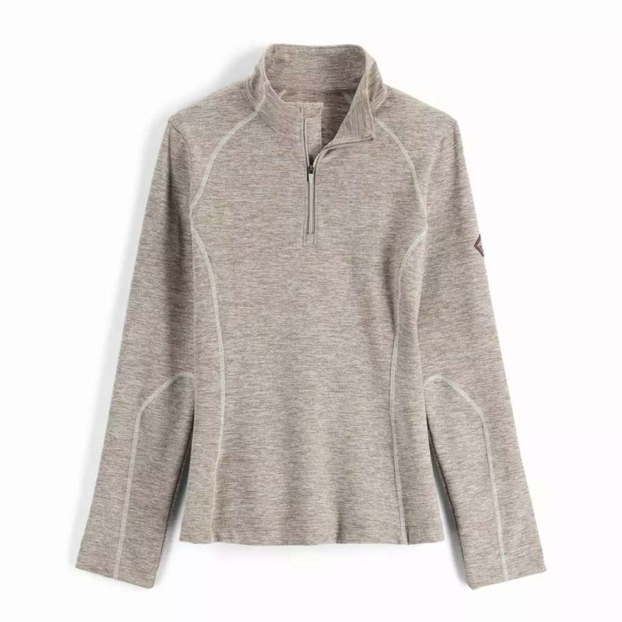 Tops * | Spyder Womens Accord Half Zip Cashmere