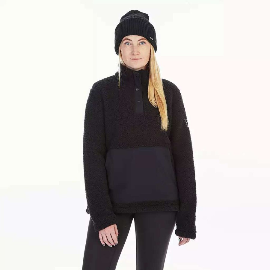 Tops * | Spyder Womens Slope Black