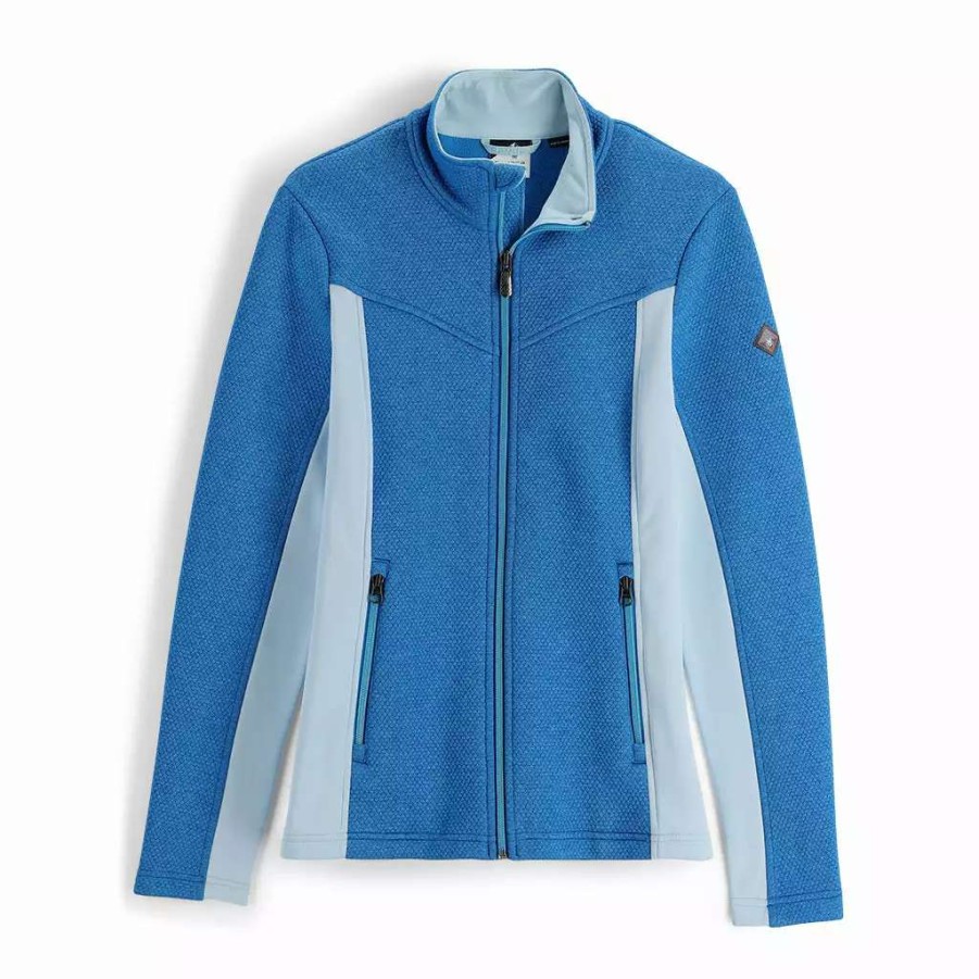 Tops * | Spyder Womens Encore Full Zip Collegiate