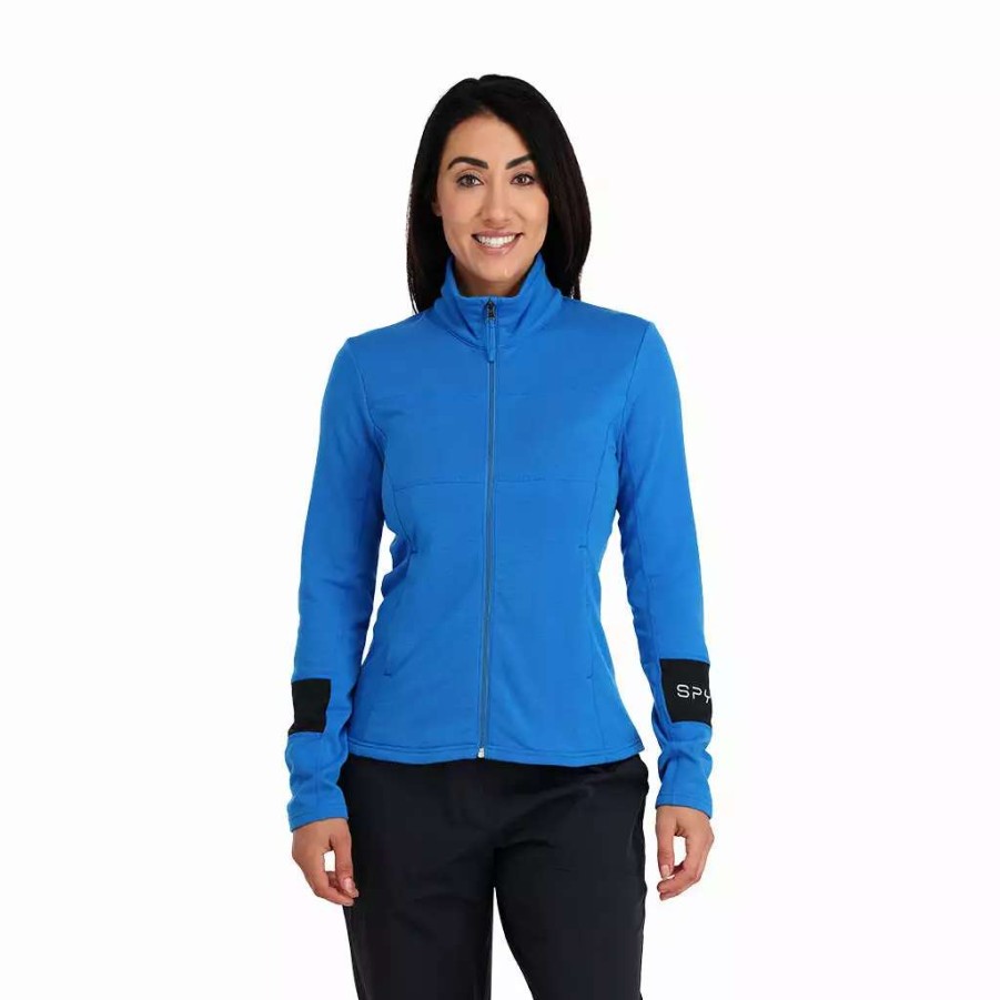 Tops * | Spyder Womens Speed Full Zip Collegiate