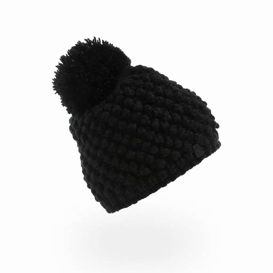 Kids * | Spyder Big Girls Brrr Berry Pom Black