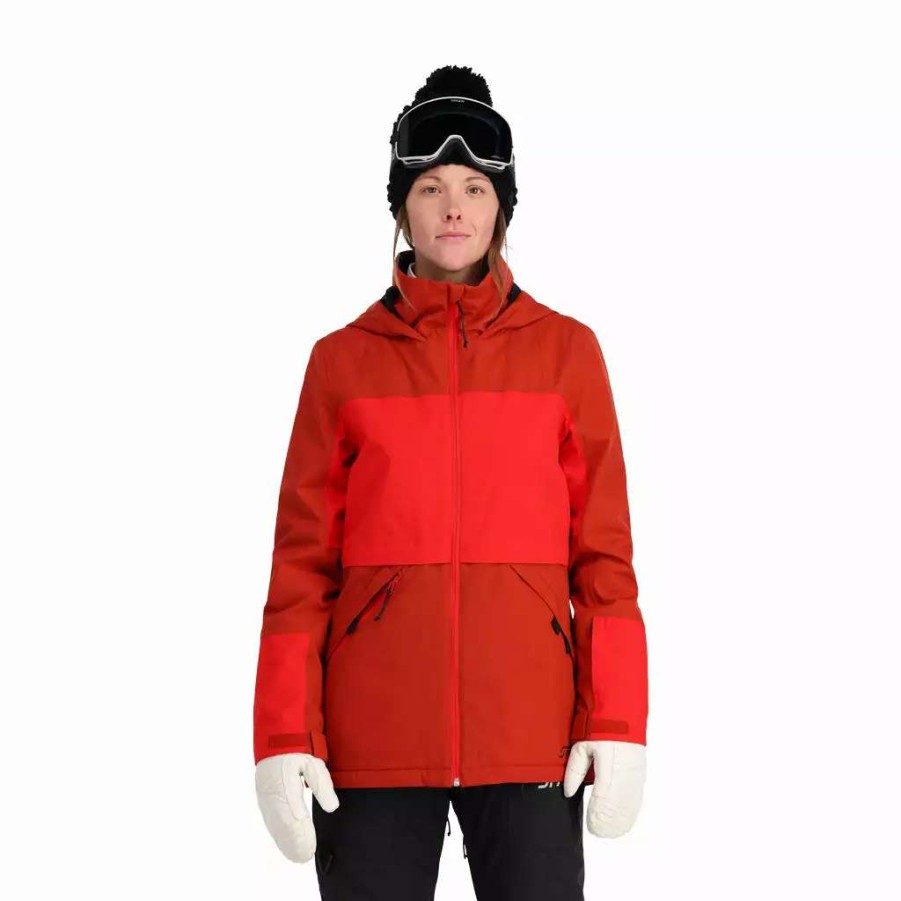 Jackets * | Spyder Womens Field Tomato