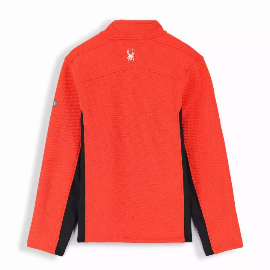 Fleece & Sweaters * | Spyder Mens Encore Half Zip Volcano