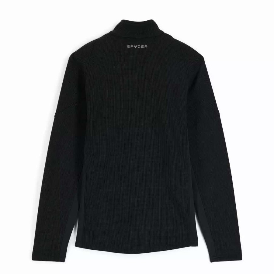 Fleece & Sweaters * | Spyder Mens Bandit Full Zip Black