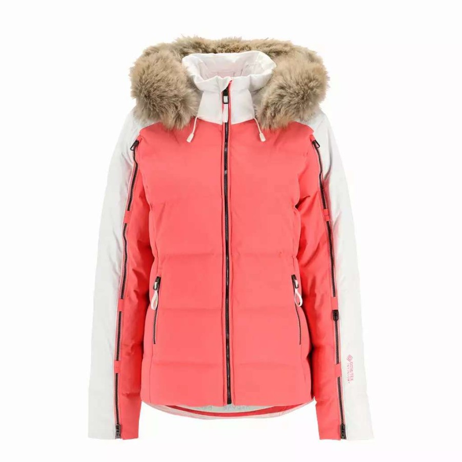 Jackets * | Spyder Womens Falline Faux Fur Tropic