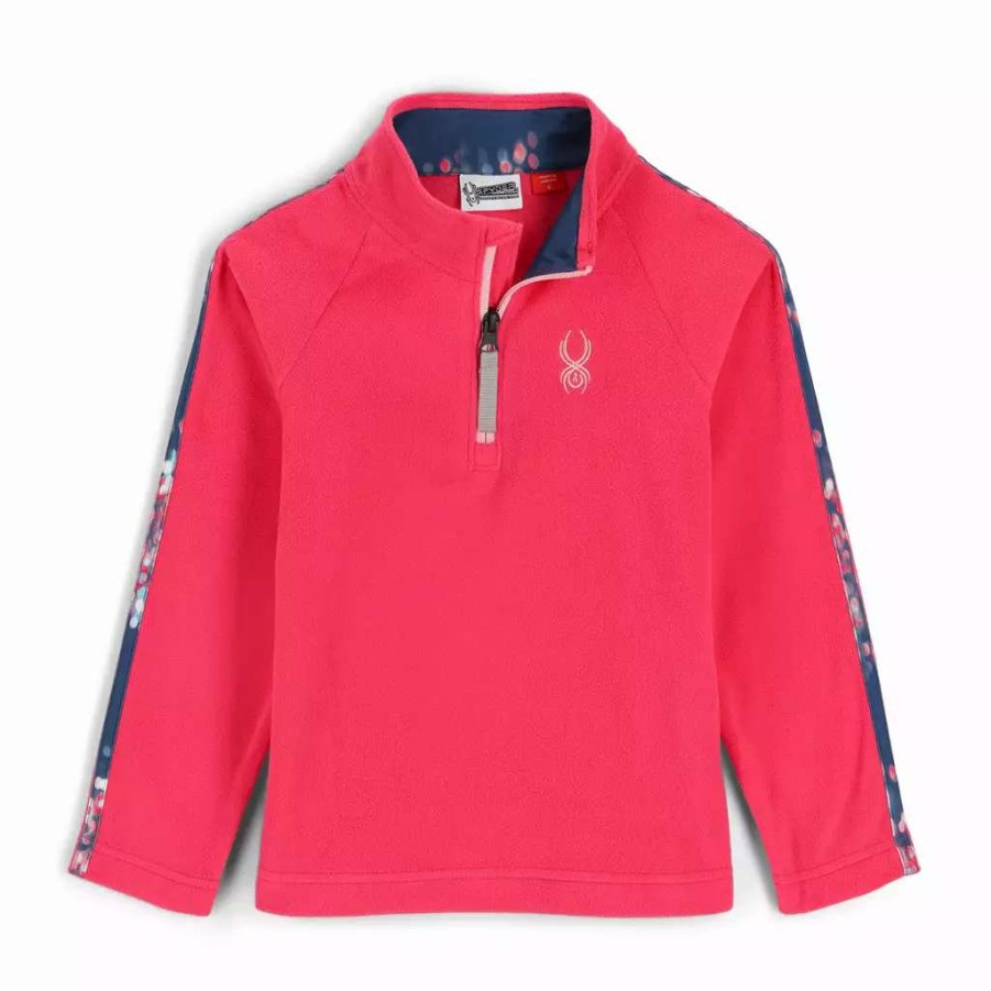 Kids * | Spyder Toddler Speed Half Zip Cerise