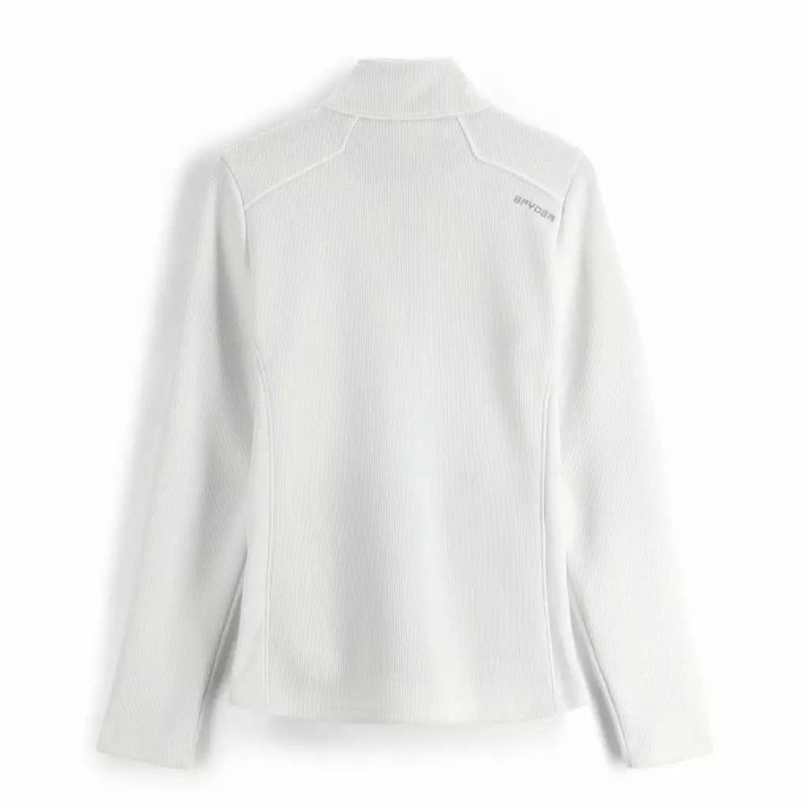 Tops * | Spyder Womens Bandita Full Zip White White