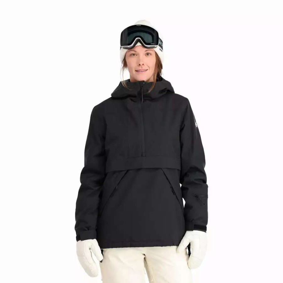 Jackets * | Spyder Womens All Out Black