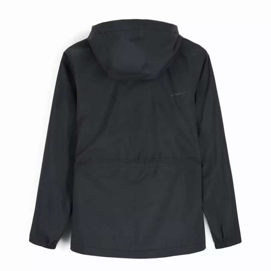 Jackets * | Spyder Womens Misty Black