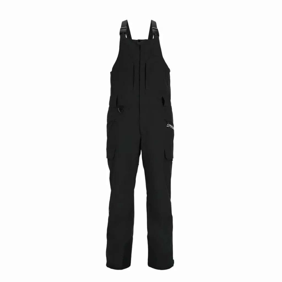 Bottoms * | Spyder Mens Terrain Bib Black