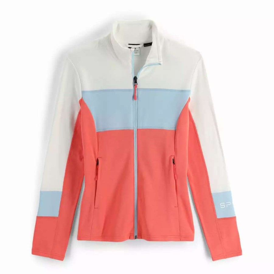 Tops * | Spyder Womens Speed Full Zip Tropic