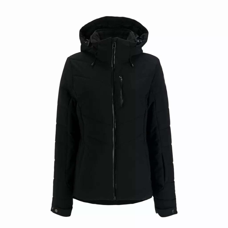 Jackets * | Spyder Womens Haven Black