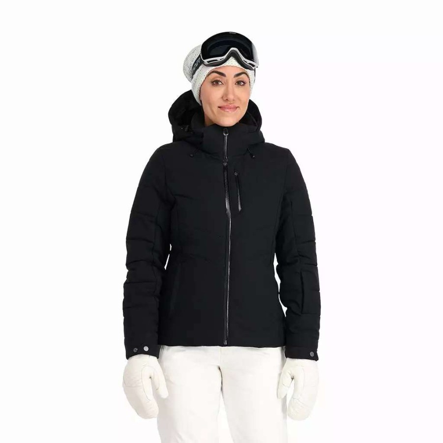 Jackets * | Spyder Womens Haven Black