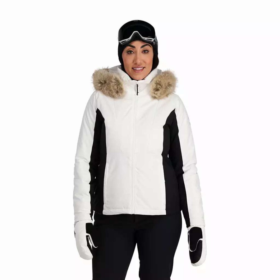 Jackets * | Spyder Womens Vida White