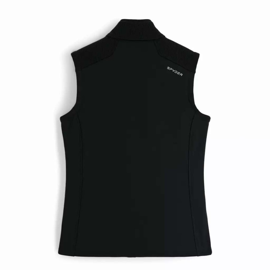 Tops * | Spyder Womens Bandita Vest Black Black