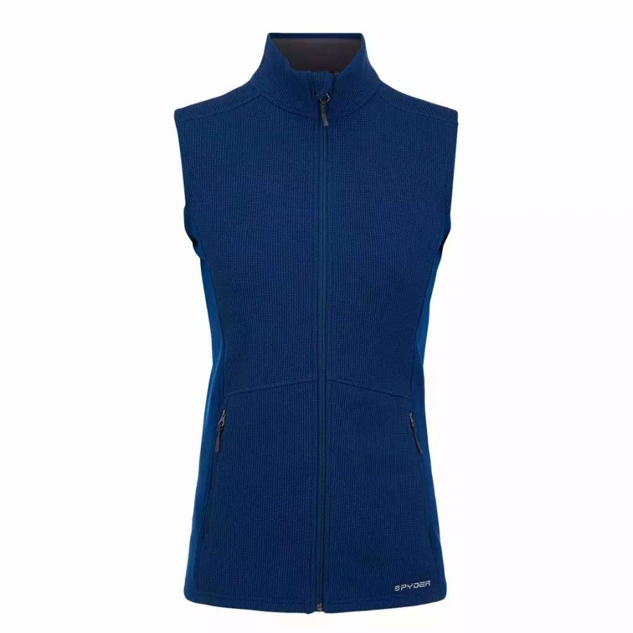 Tops * | Spyder Womens Bandita Vest (2021) Abyss