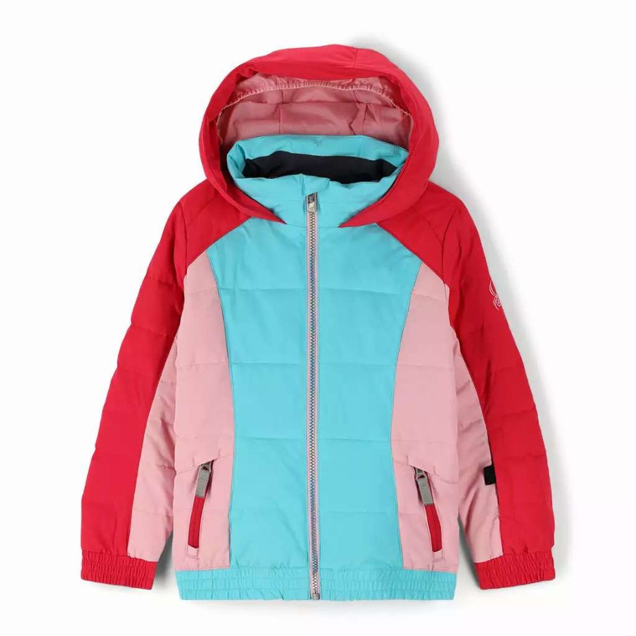 Kids * | Spyder Little Girls Zadie Bahama Blue