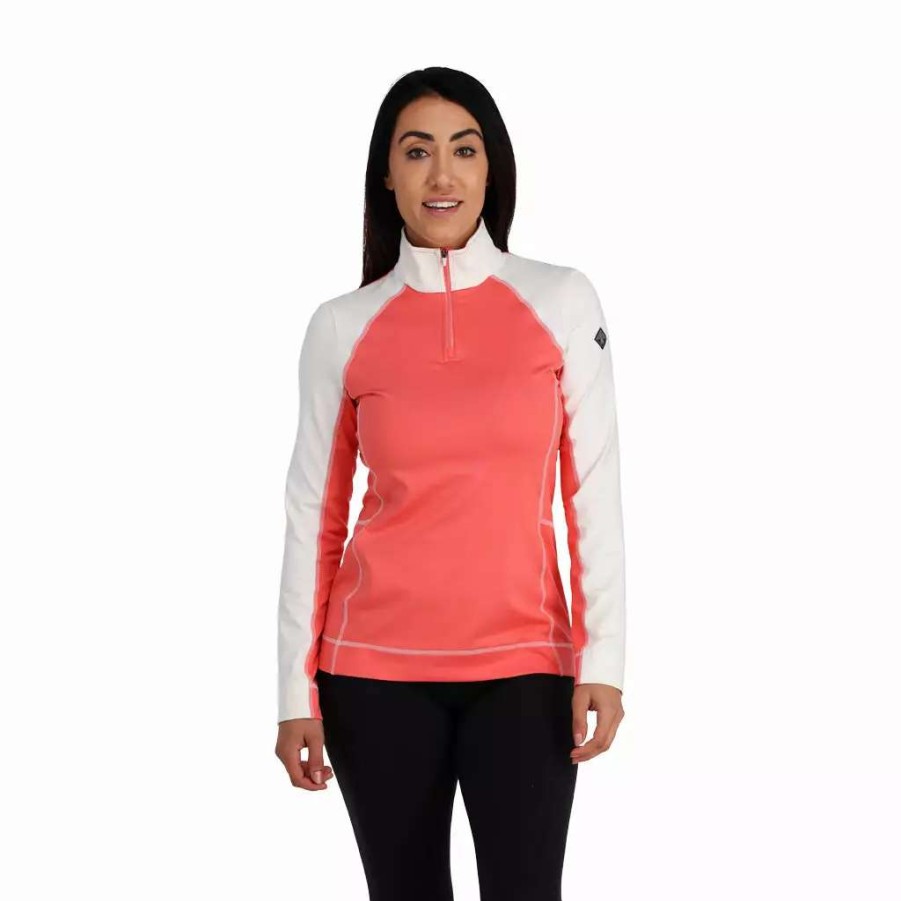 Tops * | Spyder Womens Savona Half Zip Tropic