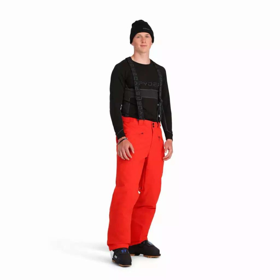 Bottoms * | Spyder Mens Sentinel Regular Fit Volcano