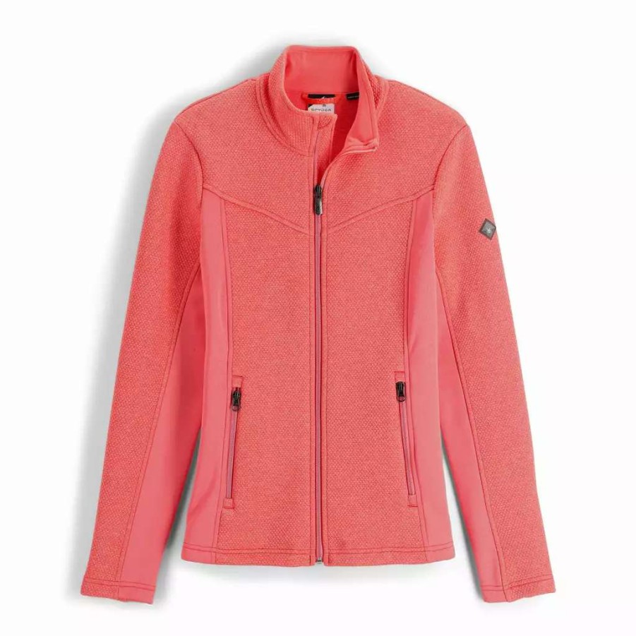 Tops * | Spyder Womens Encore Full Zip Tropic