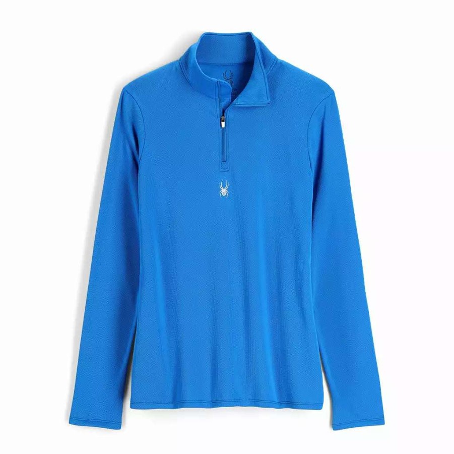 Tops * | Spyder Womens Tempting Half Zip Collegiate